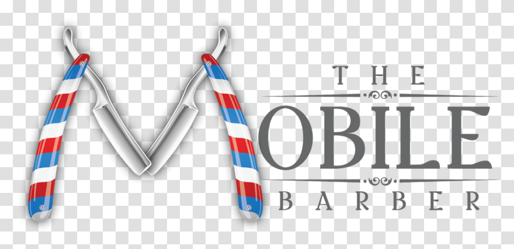 By The Mobile Barber Mobile Barber Logo Design, Blade, Weapon, Weaponry, Razor Transparent Png