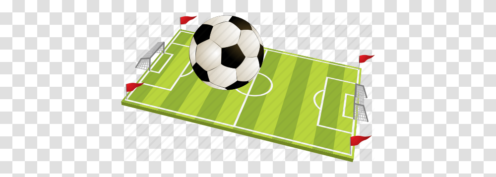 By Vectorgraphit Football Game Icon, Soccer Ball, Team Sport, Sports, Field Transparent Png