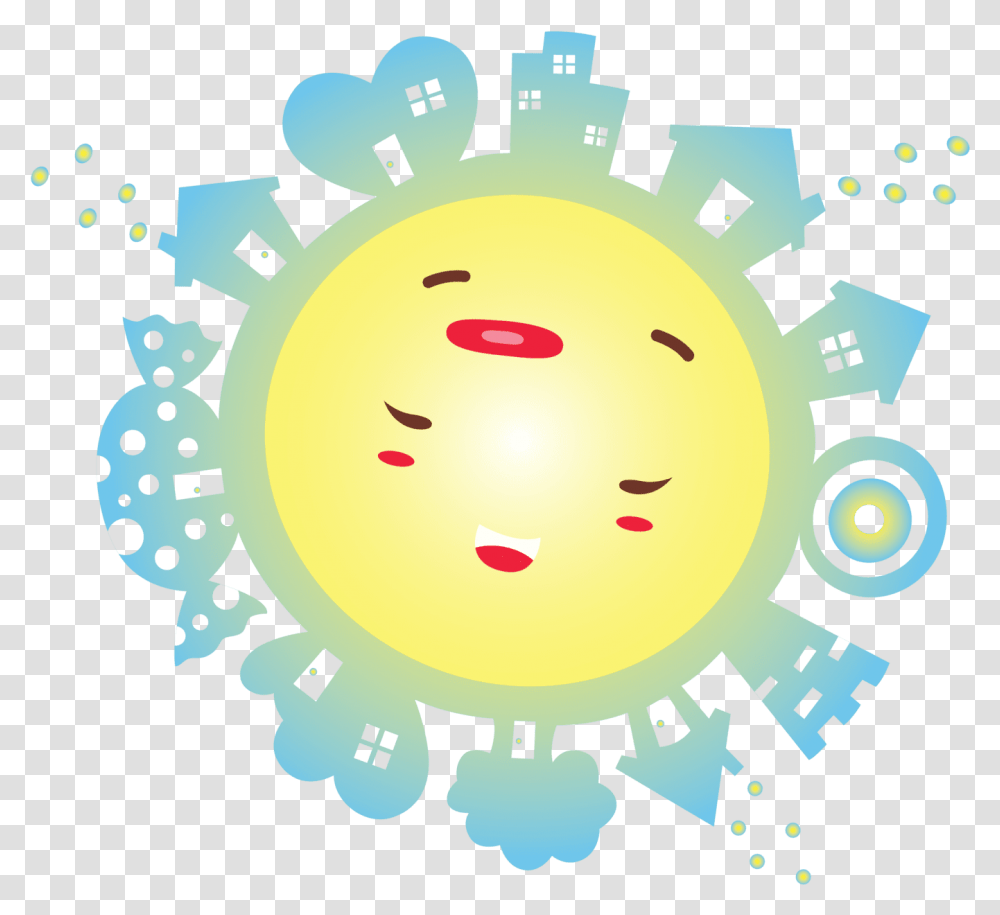 By Yenty Jap Fake Tattoo City Sun Circle, Nature, Outdoors Transparent Png