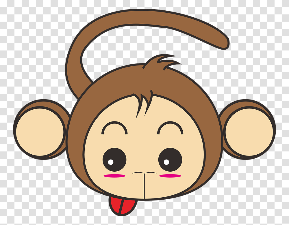 Byeongsinnyeon 2016 Monkey Animal New Year Greeting Cute Monkey Head Clipart, Pottery, Teapot Transparent Png