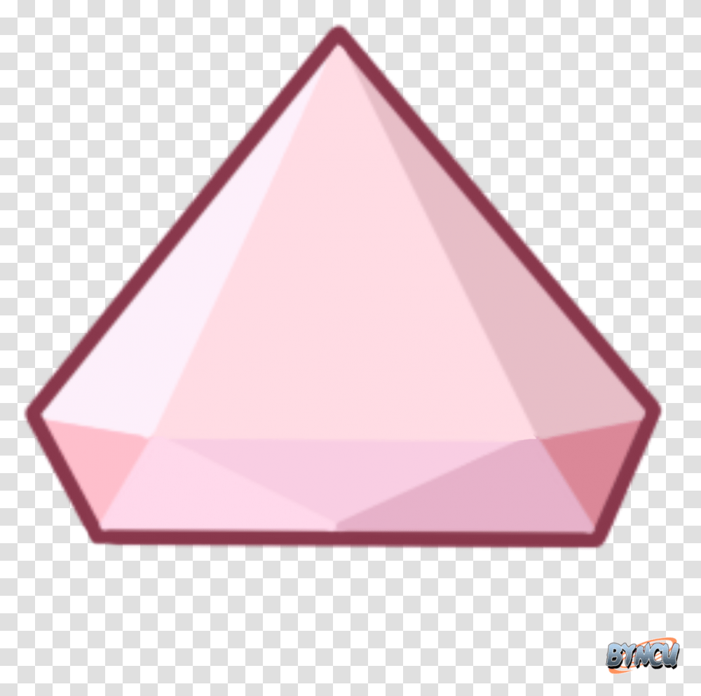 Byncu Universe Steven Universefan Art And Gemsona - Pink Pink Diamond Gem, Triangle, Tent Transparent Png