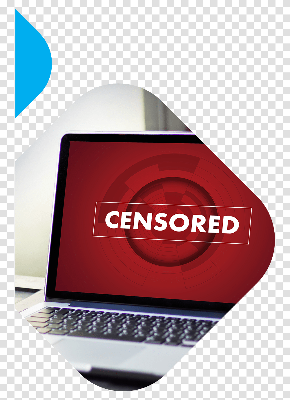 Bypass Censorship With A Virtual Private Network Service Censored Computer, Pc, Electronics, Laptop, Computer Keyboard Transparent Png