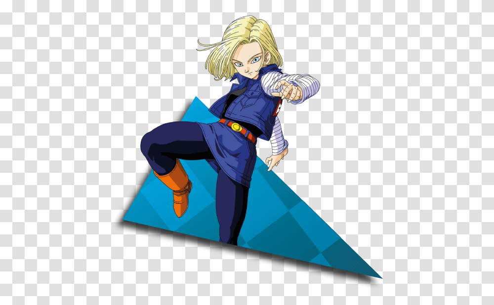 C 18 Dragon Ball, Manga, Comics, Book, Person Transparent Png