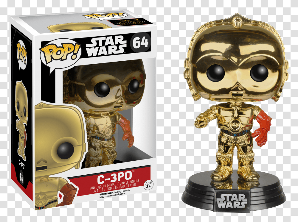 C 3po Funko Pop Transparent Png