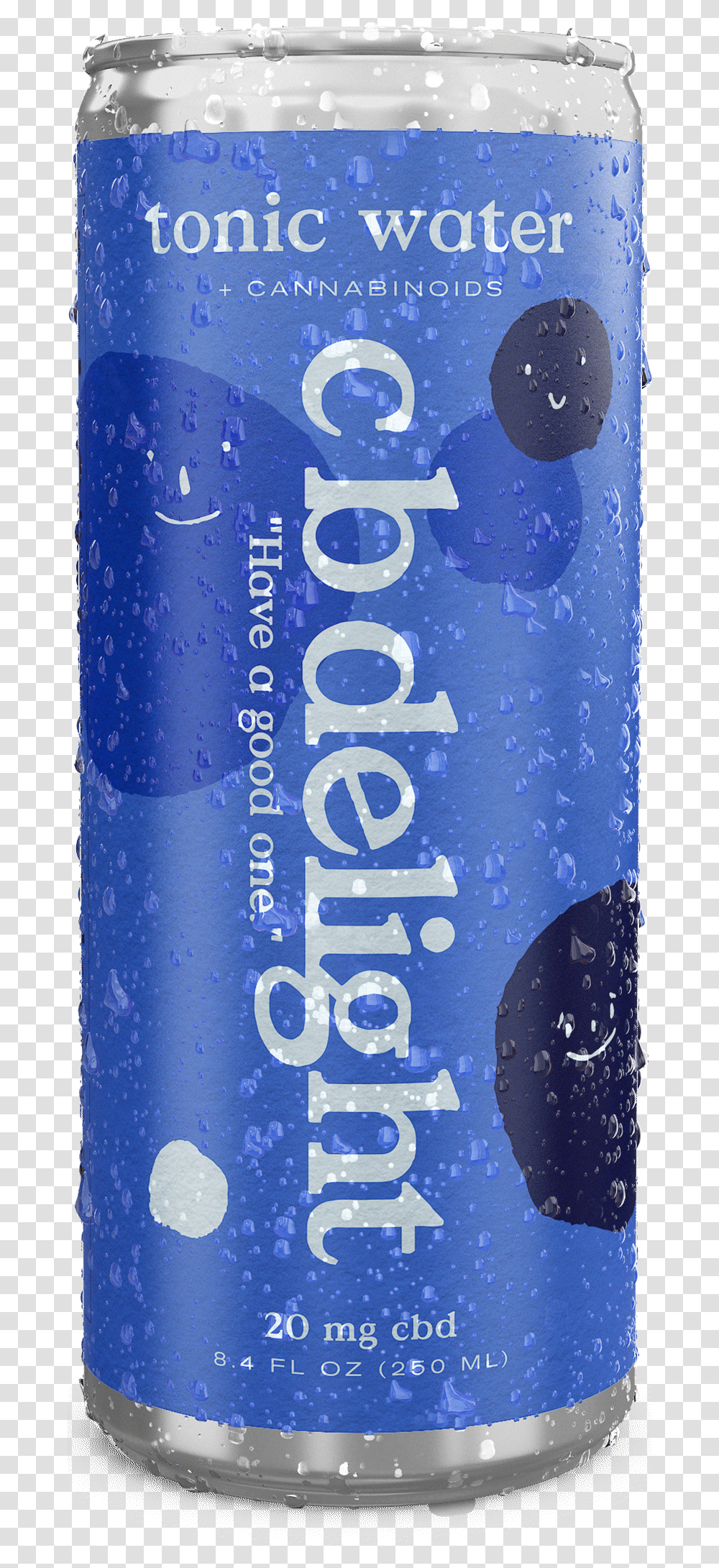 C B Delight Tonic Water - Cbdelight Cbd Infused Beverages Drops Logos, Tin, Can, Spray Can, Aluminium Transparent Png