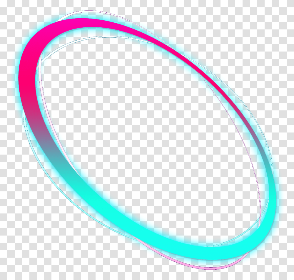 C Circle, Light, Neon, Tape Transparent Png