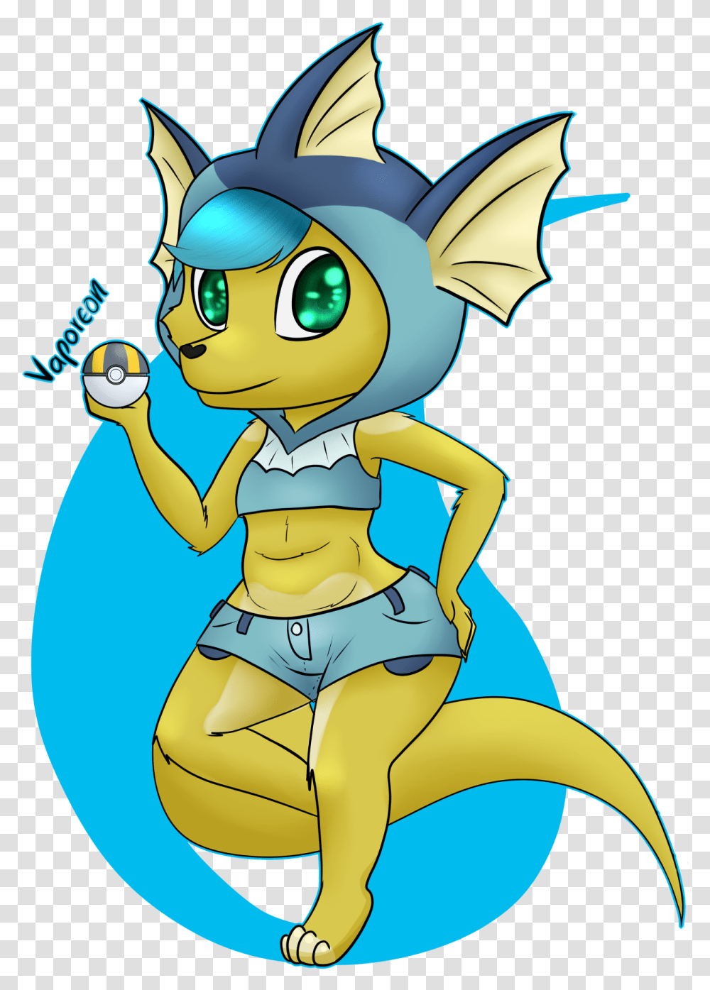 C Ethan The Vaporeon Cartoon, Goggles, Accessories, Costume Transparent Png