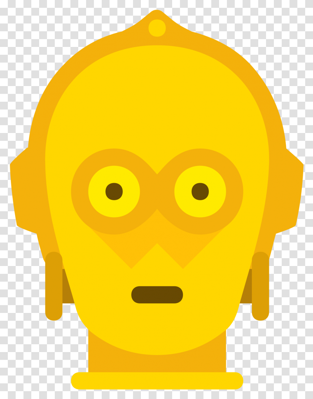 C Po Icon Free, Head, Face, Mask, Pac Man Transparent Png