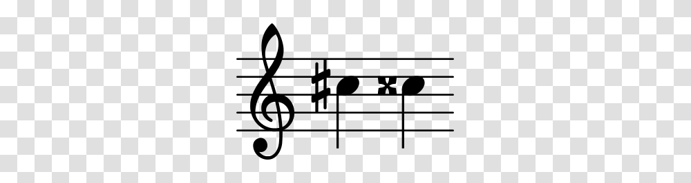 C Sharp And Double Sharp Musicsvg Wikimedia Commons Clipart, Gray, World Of Warcraft Transparent Png