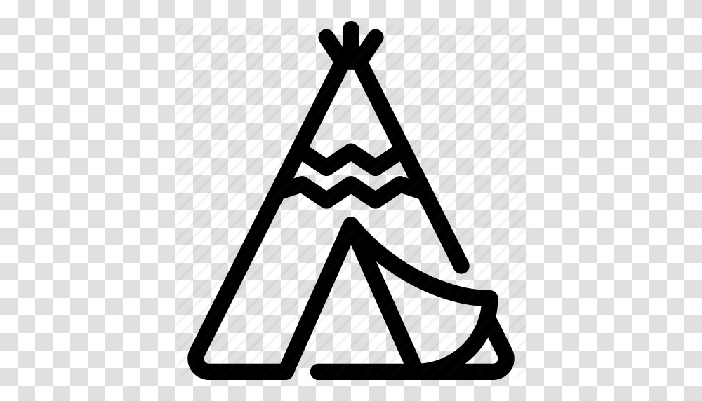 C Teepee Tent Wigwam Icon, Triangle, Silhouette, Cone Transparent Png