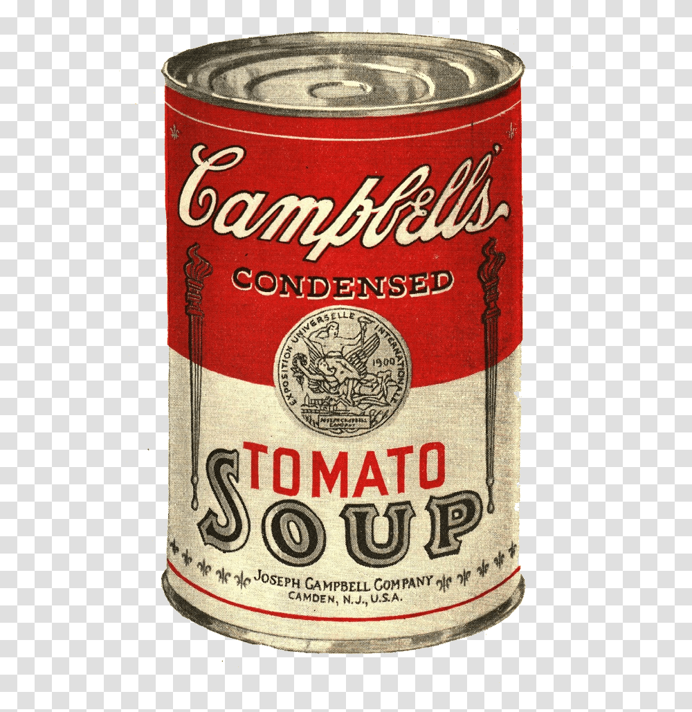 C Tomato Soup Glendas World Tomato Soup Can, Beer, Alcohol, Beverage, Drink Transparent Png