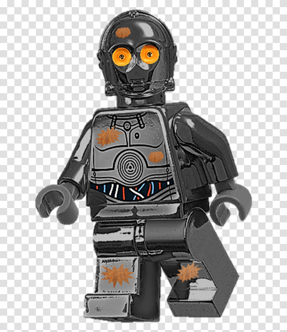 C3po Lego Gold C, Robot, Toy, Machine Transparent Png