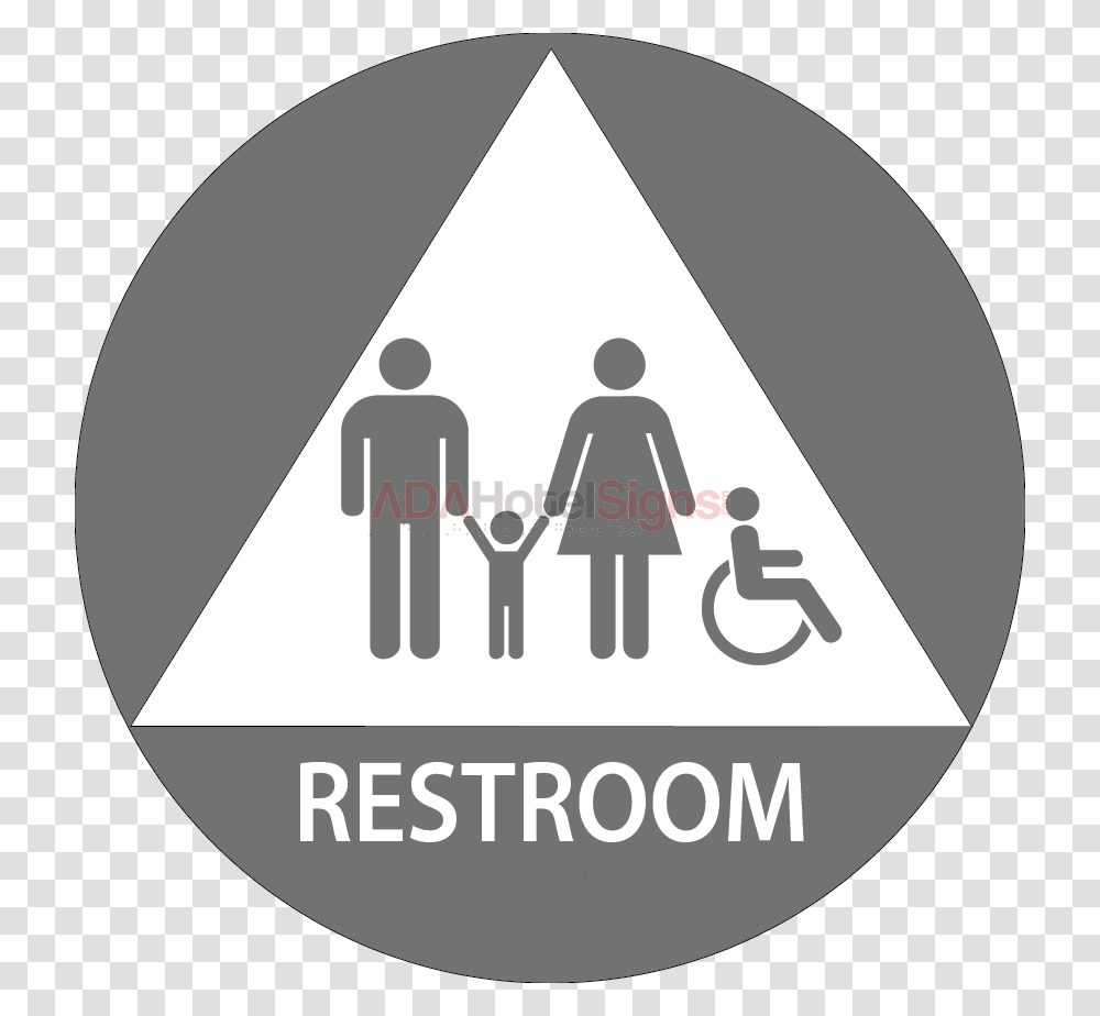 Ca Door Family Handicap Restroom Disabili, Person, Human, Sign Transparent Png