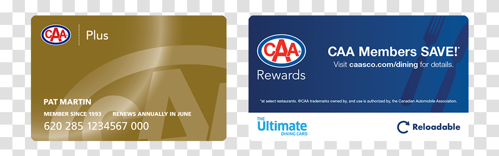 Caa Plus Card And Caa Rewards Members Save Card Graphic Design, Label, Poster, Advertisement Transparent Png