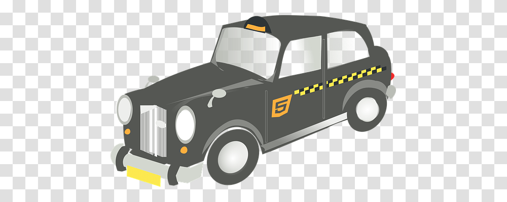 Cab Transport, Car, Vehicle, Transportation Transparent Png