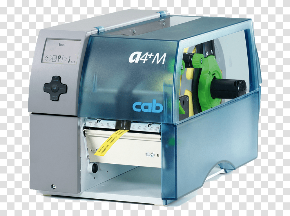 Cab A4 M Printer, Machine, Truck, Vehicle, Transportation Transparent Png