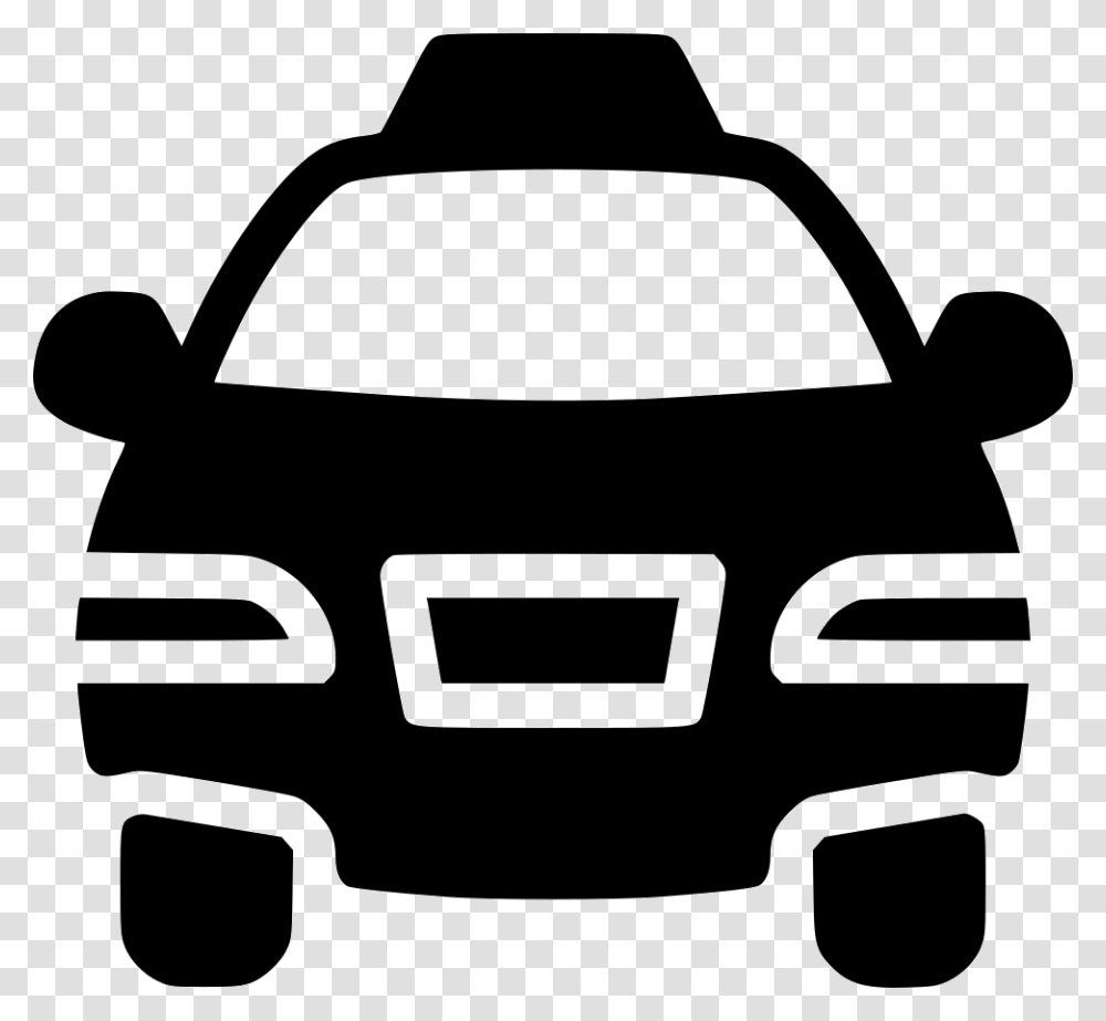 Cab Mini Truck Icon, Bumper, Vehicle, Transportation, Stencil Transparent Png
