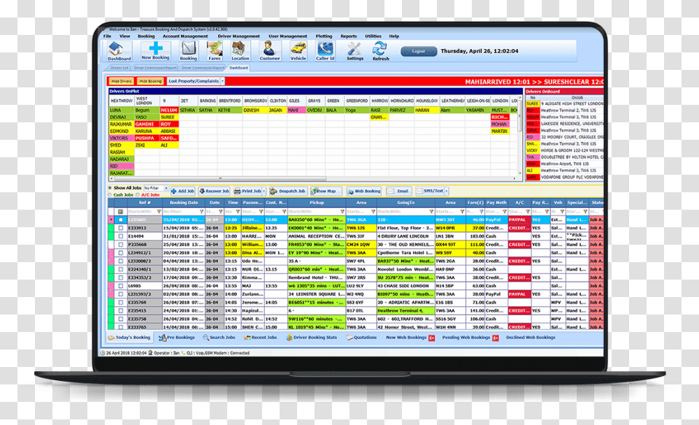 Cab Treasure Software, Monitor, Screen, Electronics, Computer Transparent Png