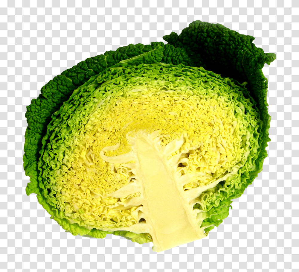 Cabbage Half Image, Vegetable, Plant, Food, Head Cabbage Transparent Png