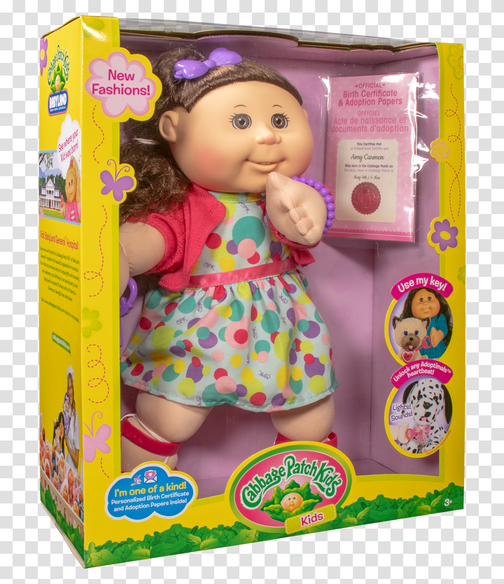 Cabbage Patch Kids, Doll, Toy, Barbie, Figurine Transparent Png