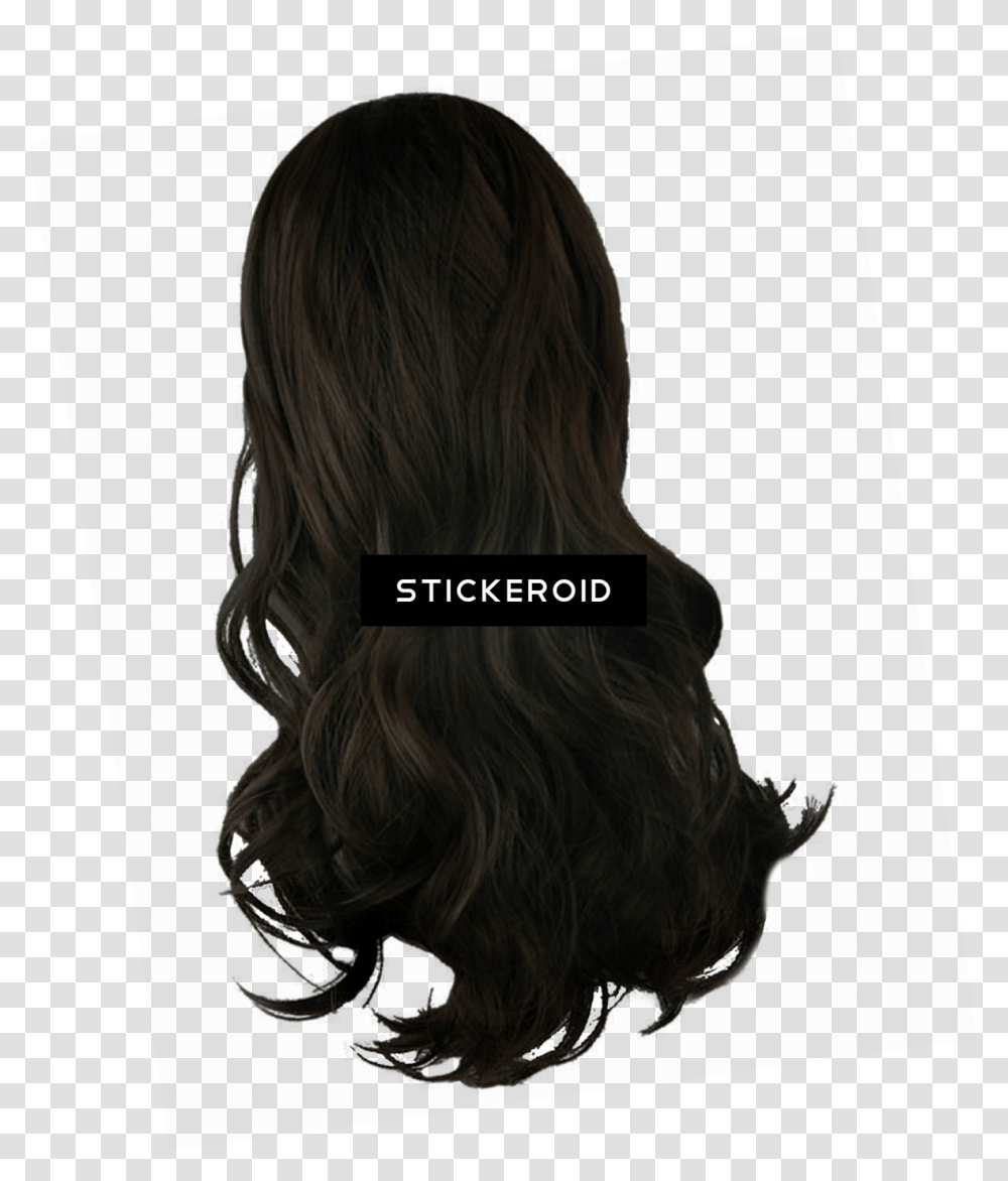 Cabello Negro Mujer Download Black Hair Clipart, Person, Human, Wig, Haircut Transparent Png