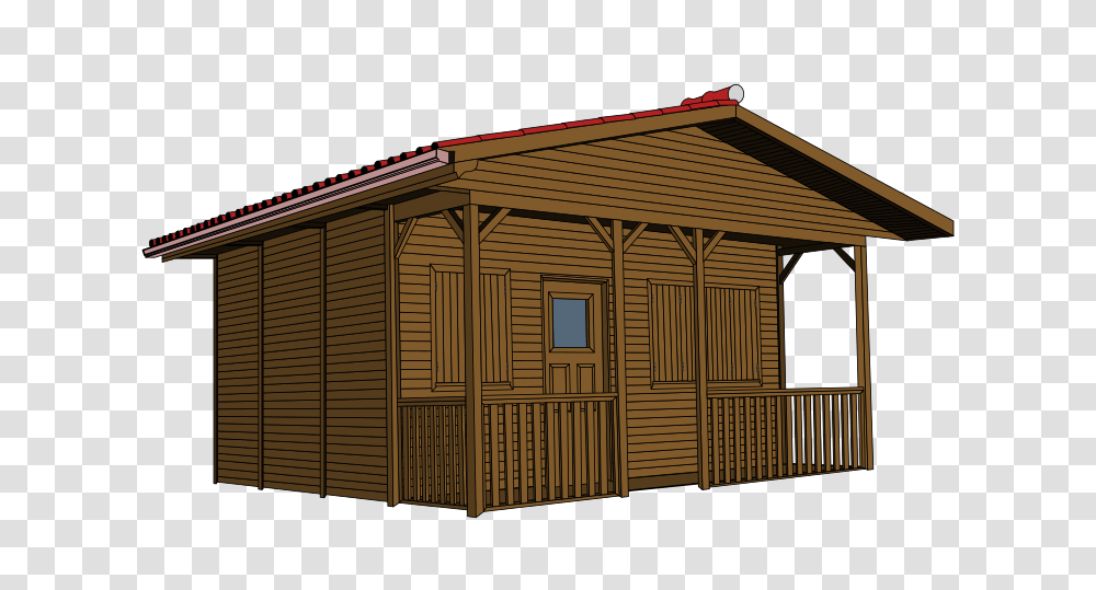 Cabin Clip Art Free, Nature, Building, Outdoors, Housing Transparent Png