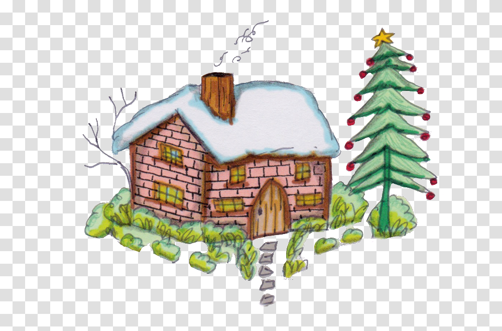 Cabin Illustration, Nature, Outdoors, Building, Countryside Transparent Png