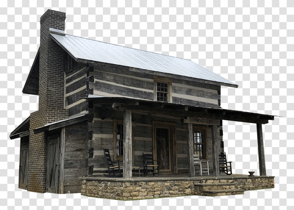 Cabin In The Wood, Housing, Building, Nature, House Transparent Png
