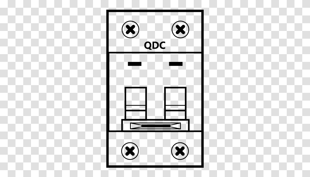 Cabinet Dc Branch Circuit Breaker Breaker Burglar Icon With, Gray, World Of Warcraft Transparent Png