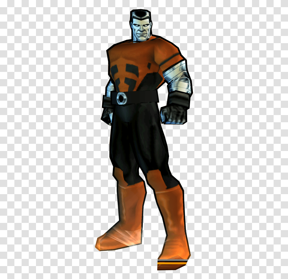 Cable And X Force Outfit Ps2 Skin Addon Marvel X Men Colossus Gold, Clothing, Person, Coat, Overcoat Transparent Png
