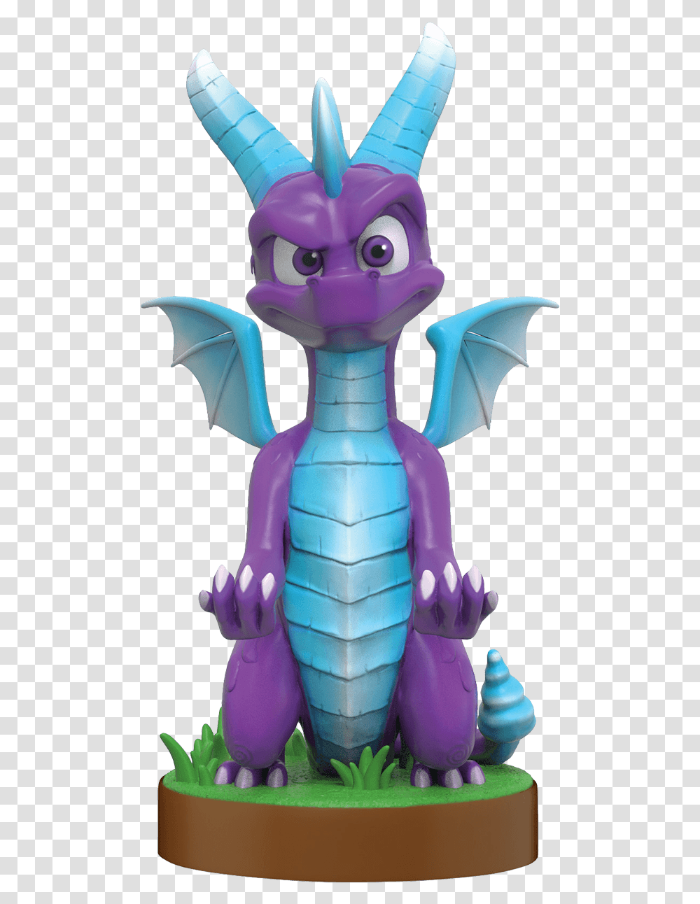 Cable Guys Phone & Controller Holder Spyro The Dragon Ice Spyro New Spyro Cable Guy, Toy, Figurine, Alien, Robot Transparent Png