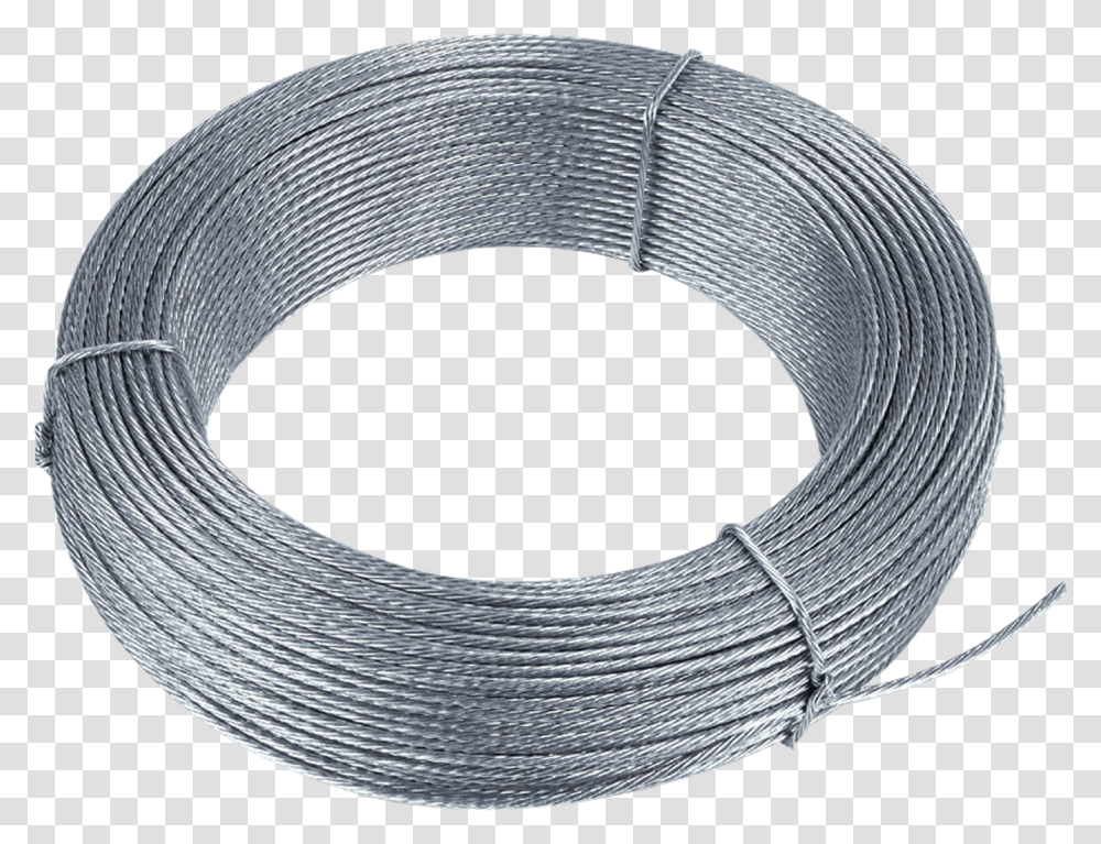 Cable Of 5mm Steel In Coil 100 Meters 3059 Televes Cable Acier 6mm, Wire, Tape, Spiral, Rug Transparent Png