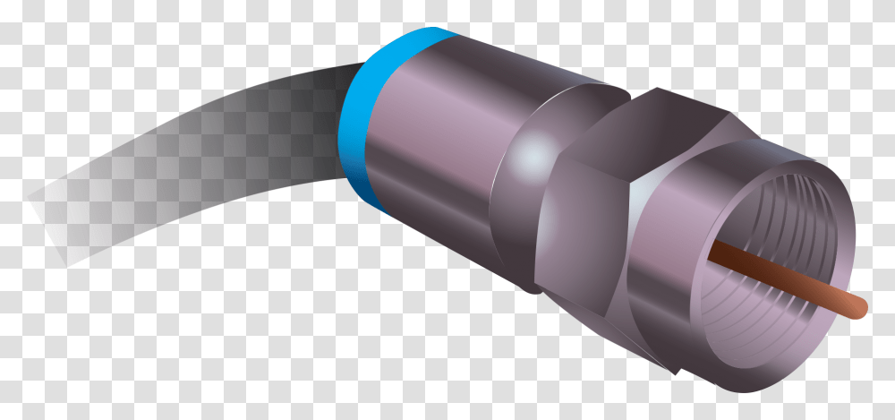 Cable Tv High Quality Image Cable Coaxial, Cylinder, Marker, Weapon, Weaponry Transparent Png