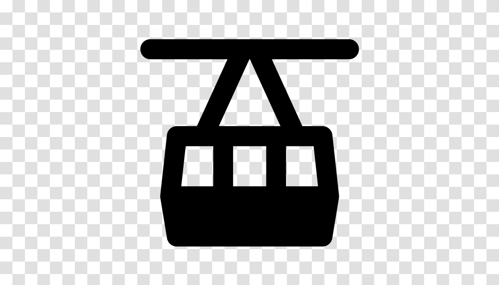 Cableway Lift Ski Icon With And Vector Format For Free, Gray, World Of Warcraft Transparent Png