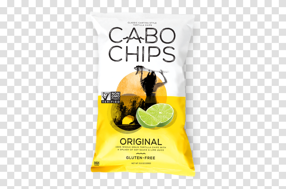 Cabo Chips Tortilla Chips Original, Citrus Fruit, Plant, Food, Lime Transparent Png