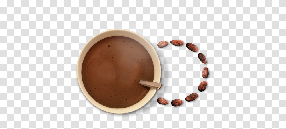 Cacao Drink Image Background Silhouette Dot Circle, Hot Chocolate, Cup, Beverage, Dessert Transparent Png