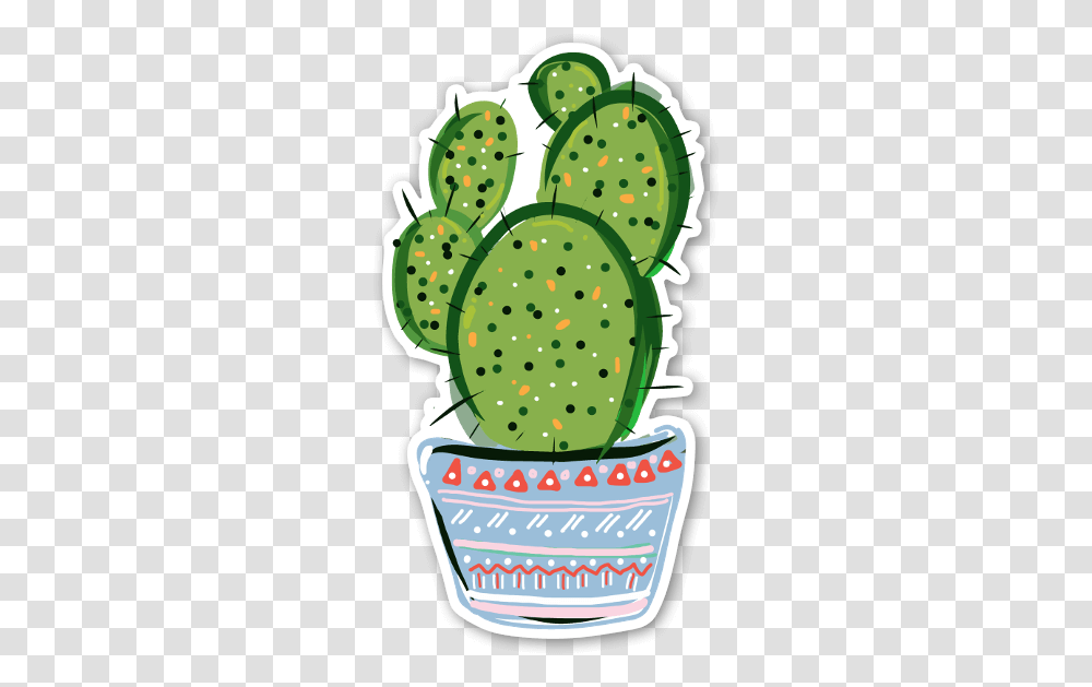 Cacti Love Stickerapp Eastern Prickly Pear, Plant, Cactus, Birthday Cake, Dessert Transparent Png
