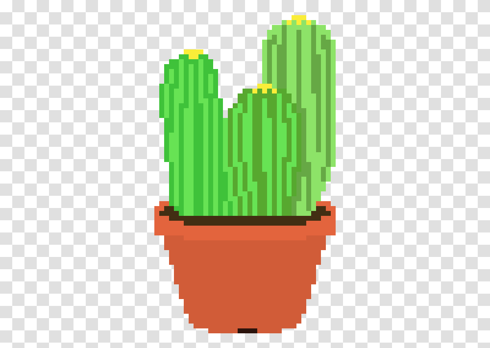 Cacti Plant Pixel Background, Green, Rug Transparent Png