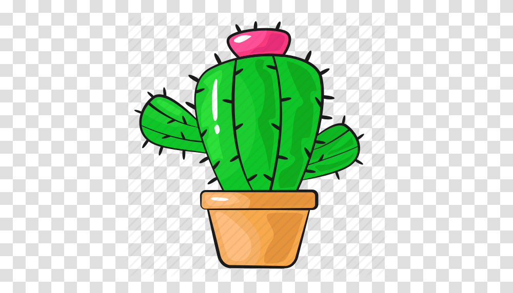 Cactus Cartoon Flower Line Plant Set Template Icon, Food Transparent Png