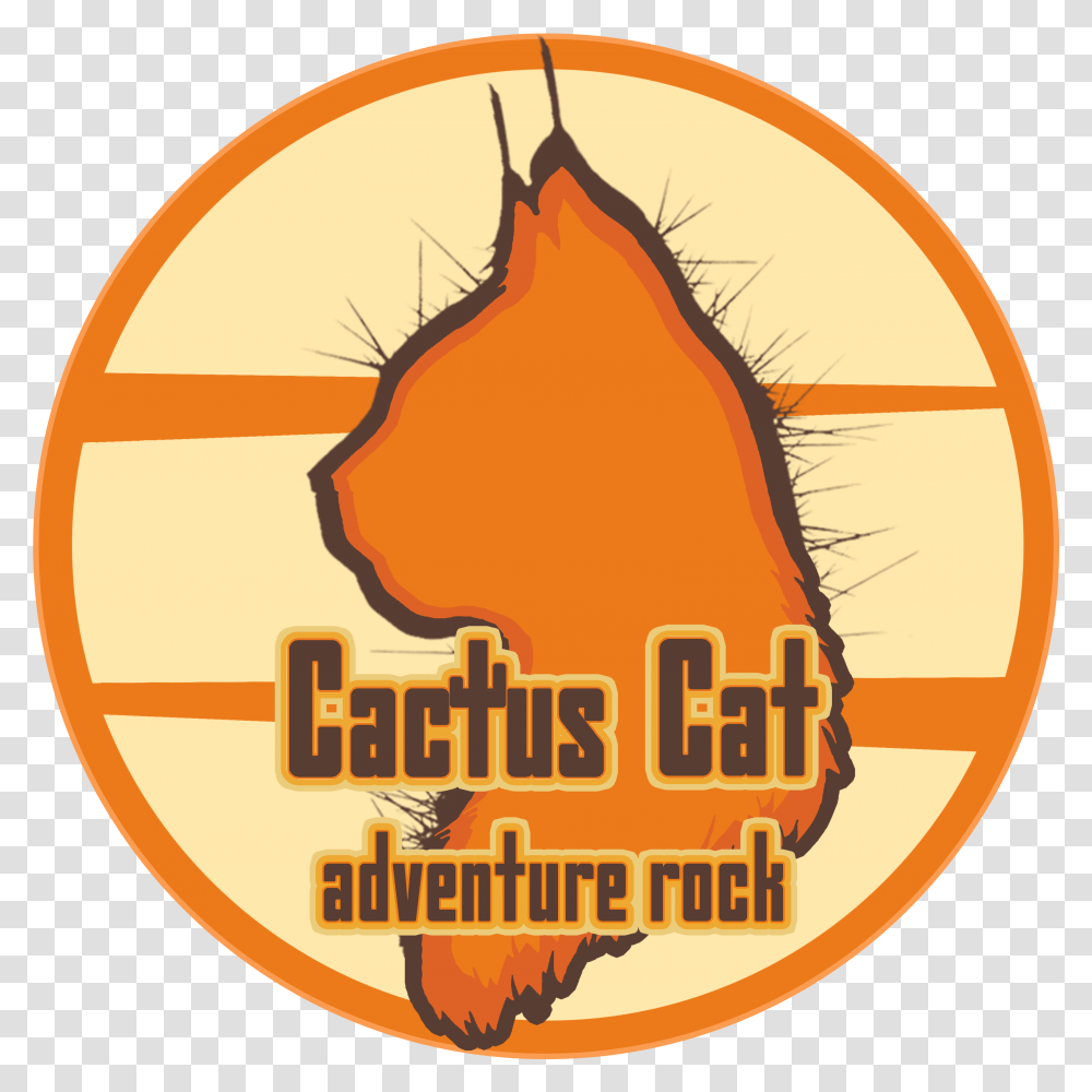 Cactus Cat Awesome Face, Label, Text, Plant, Logo Transparent Png