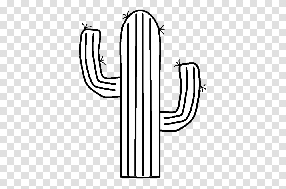 Cactus Clipart Black And White Nice Clip Art, Plant Transparent Png