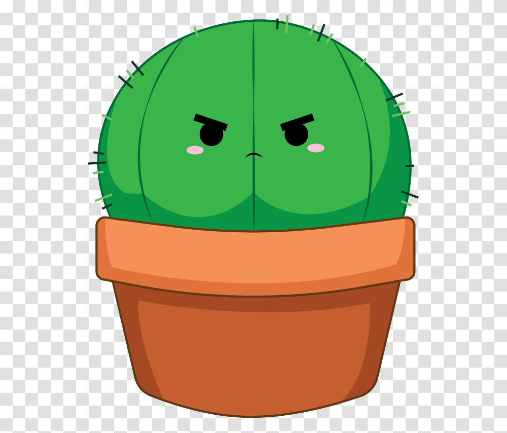 Cactus Clipart Kawaii Angry Cactus Cartoon, Plant, Green, Baseball Cap, Hat Transparent Png