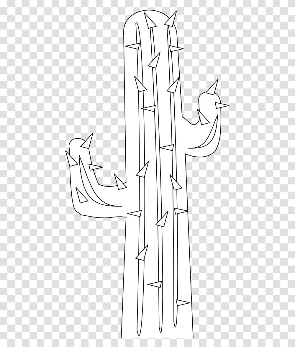 Cactus Clipart Person Pencil And In Color Cactus Clipart White Cactus, Hook, Utility Pole, Anchor Transparent Png