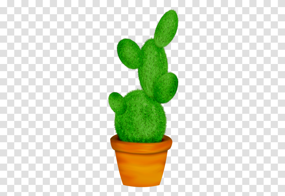 Cactus Clipart Potted Cactus Plant Clipart, Plush, Toy, Green Transparent Png