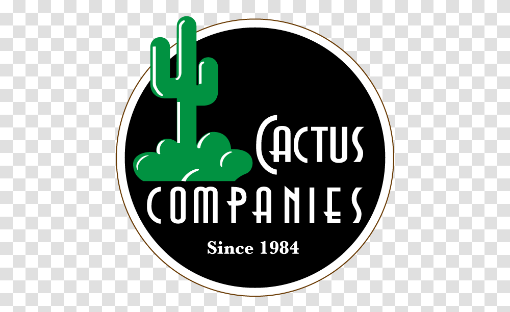 Cactus Companies Logo Circle, Label, Text, Symbol, Alphabet Transparent Png