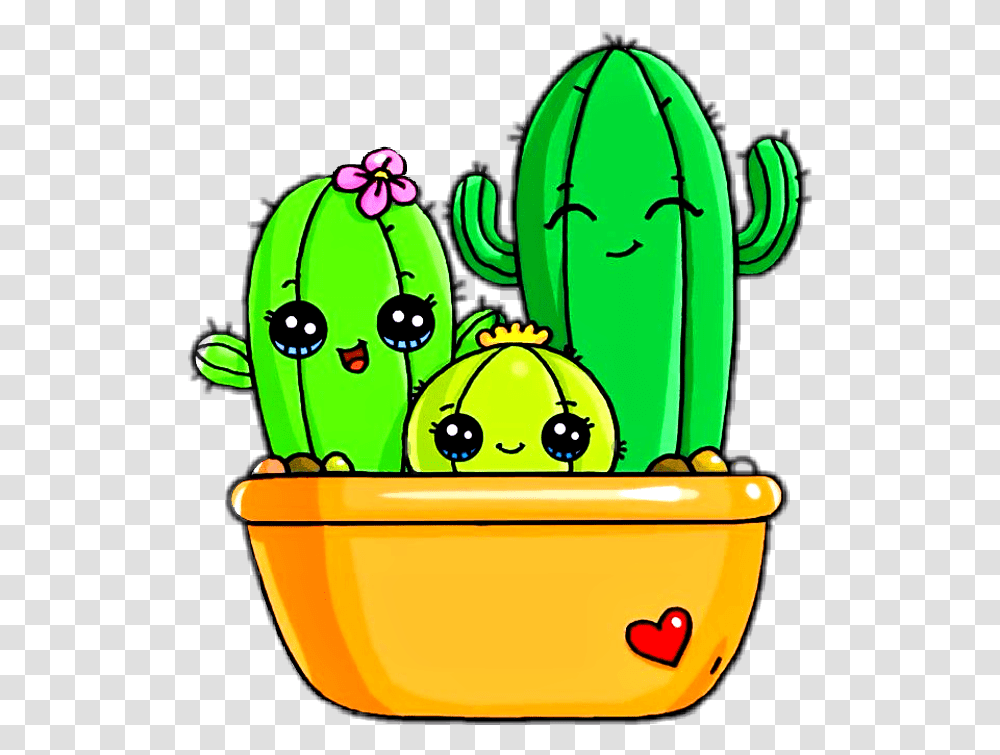 Cactus Family Love Green Voteplease Vote4vote Draw So Cute Draw So Cute Cactus, Plant, Food, Bowl Transparent Png