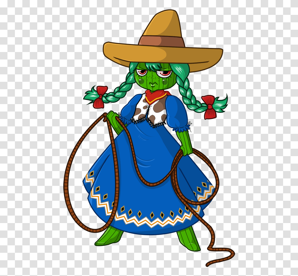 Cactus Girl By Meb90 Cactus Girl By Meb90 Gregory Horror Show Vore, Hat, Bicycle, Leisure Activities Transparent Png