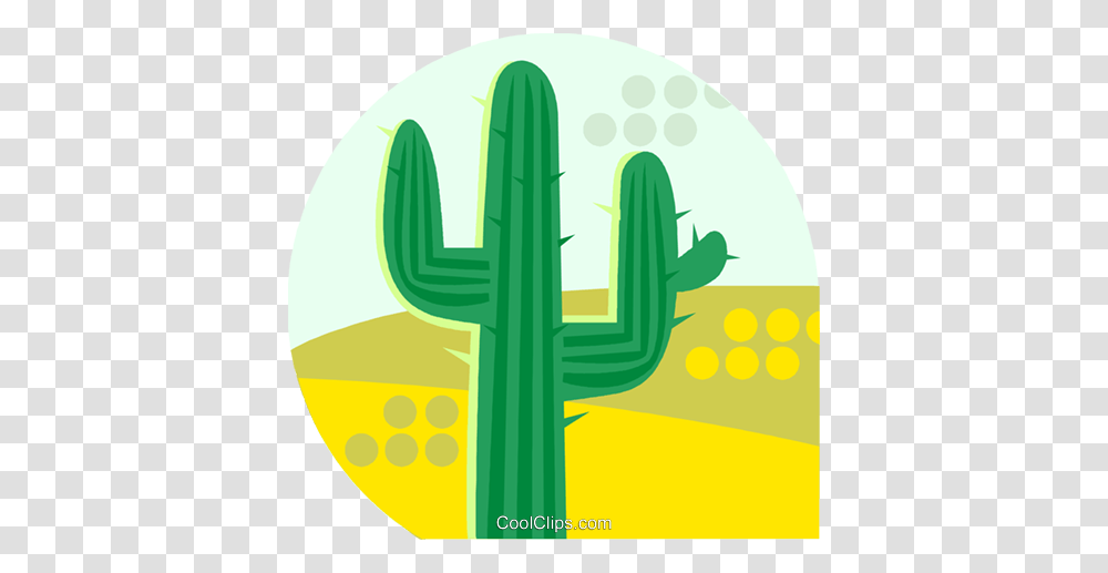 Cactus Growing In The Desert Royalty Free Vector Clip Art, Plant, Cross Transparent Png
