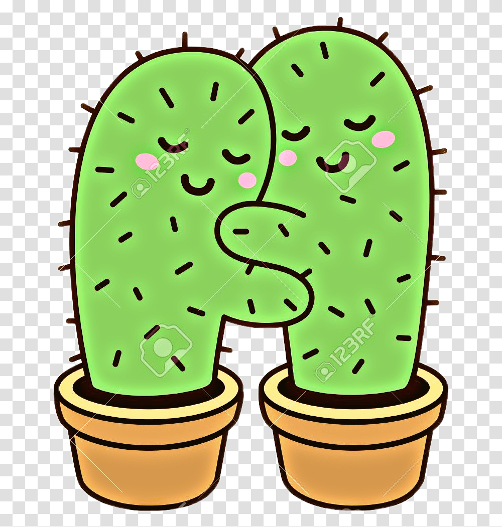 Cactus Hug Hugs Freetoedit, Plant, Food, Birthday Cake, Dessert Transparent Png