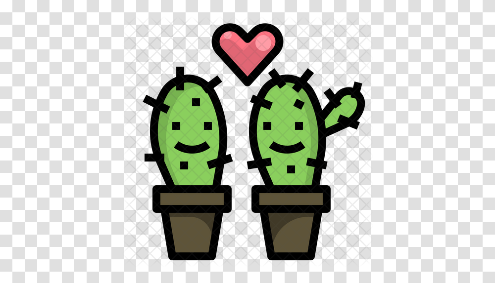 Cactus Icon Cactus Love Cartoon, Light, Lightbulb, Poster, Advertisement Transparent Png